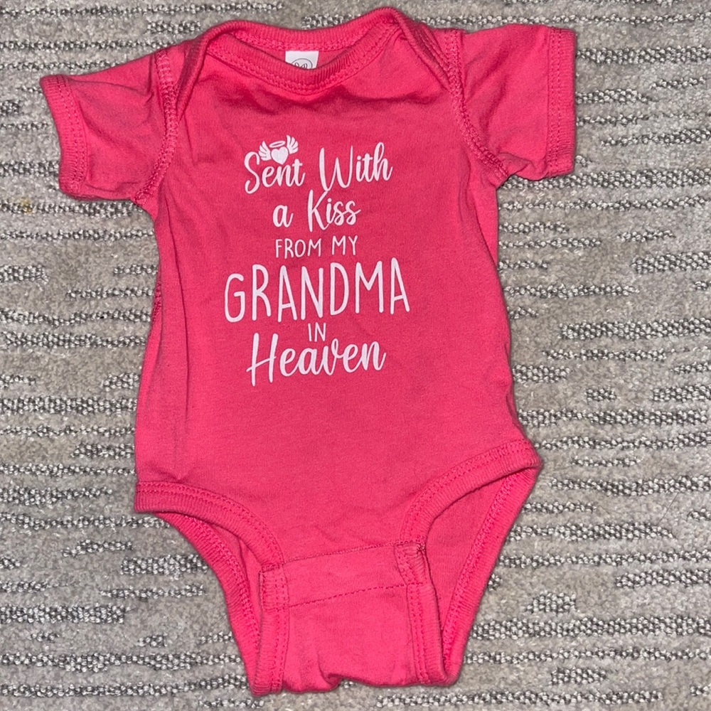 Grandma in Heaven baby onsie